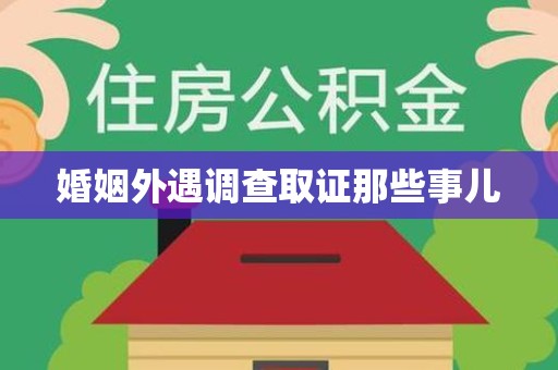 新建婚姻外遇调查取证那些事儿