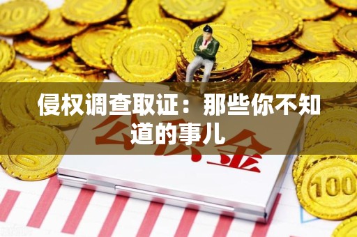 新建侵权调查取证：那些你不知道的事儿