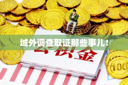新建域外调查取证那些事儿！