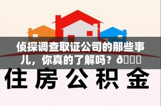 新建侦探调查取证公司的那些事儿，你真的了解吗？😎