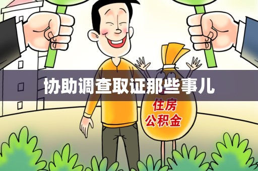 新建协助调查取证那些事儿