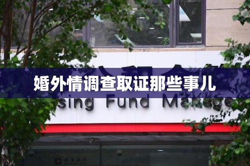 新建婚外情调查取证那些事儿