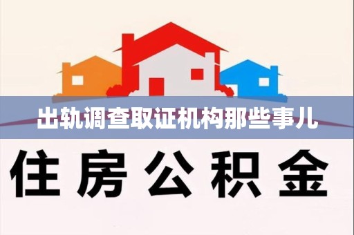 新建出轨调查取证机构那些事儿